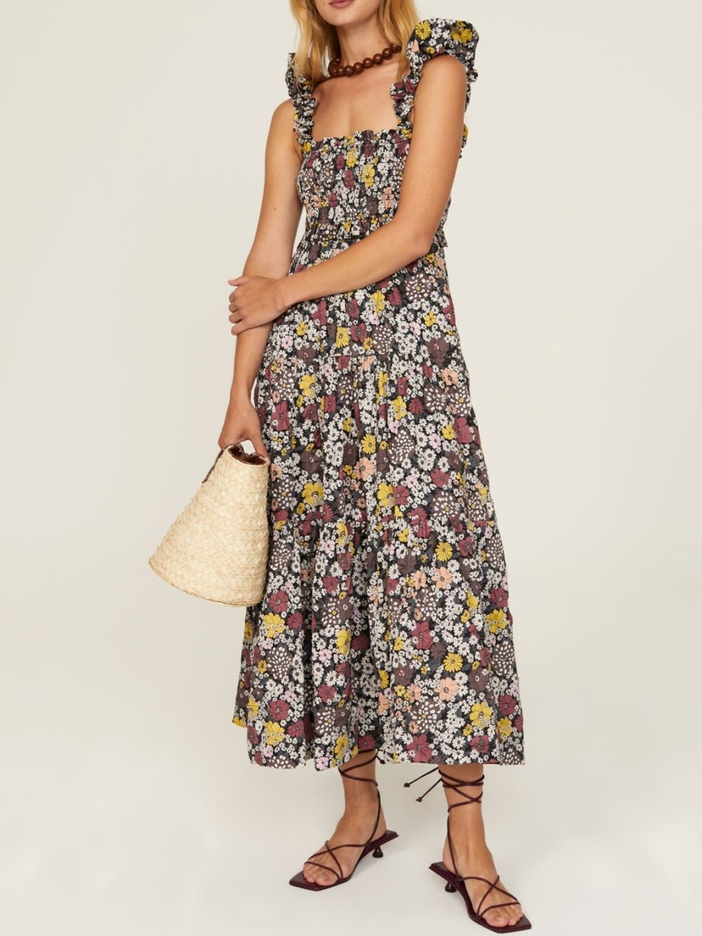 Sea New York Gitte Smocked Dress